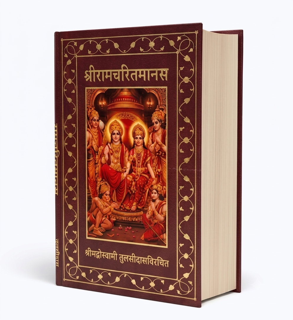 Ramcharitmanas Gold Border Premium Edition Book | Hindi