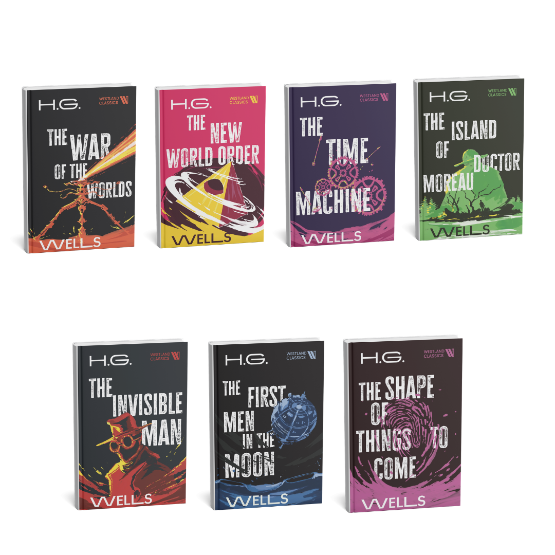 H.G. Wells Bundle (English) - Set of 7 Books
