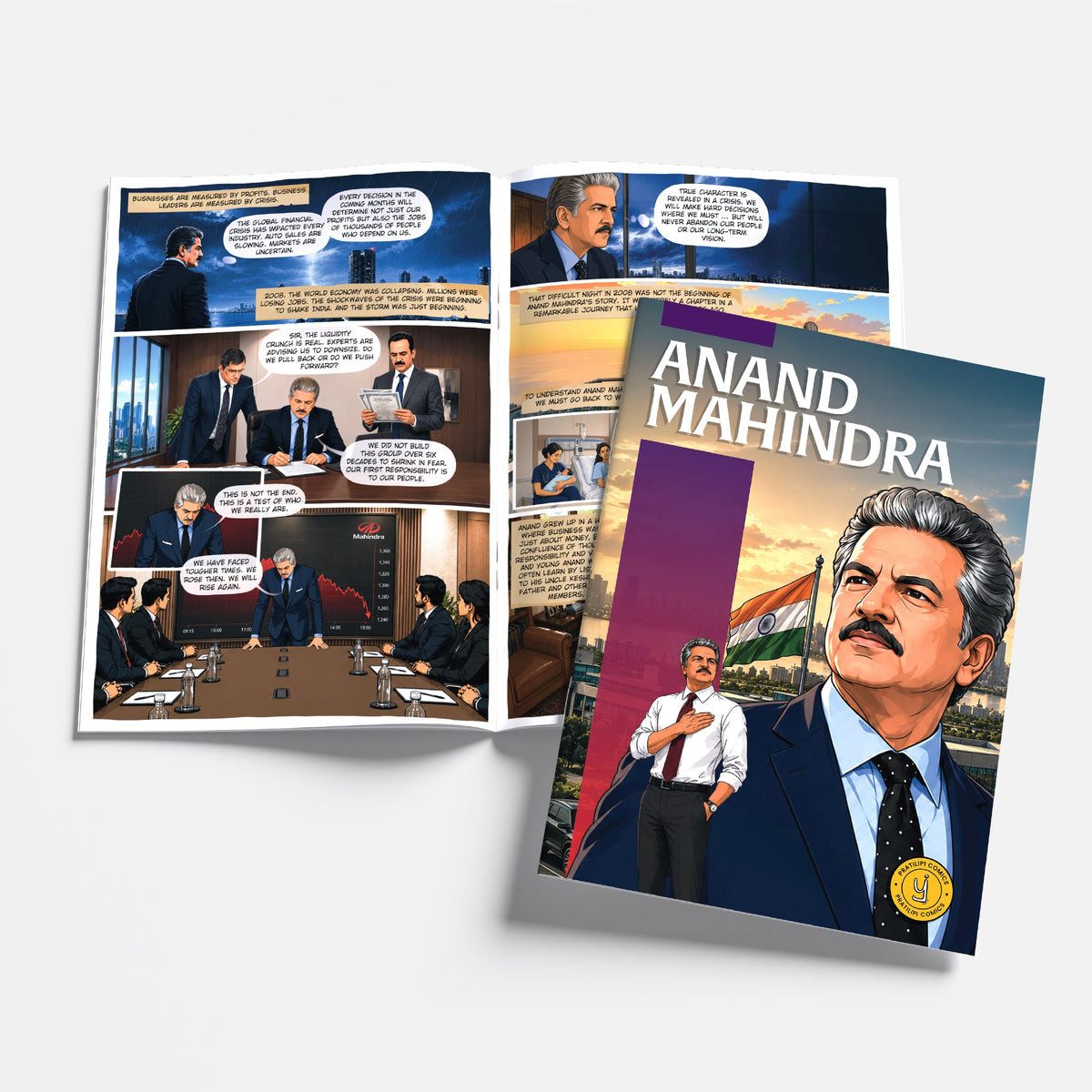 The Success Icons – Kids Business Leaders, Entrepreneur Biographies & Inspirational Comics | 15 Comics Set | English