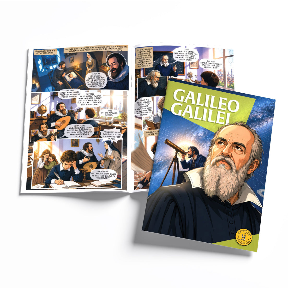 The Scientists (English) - set of 15 comics