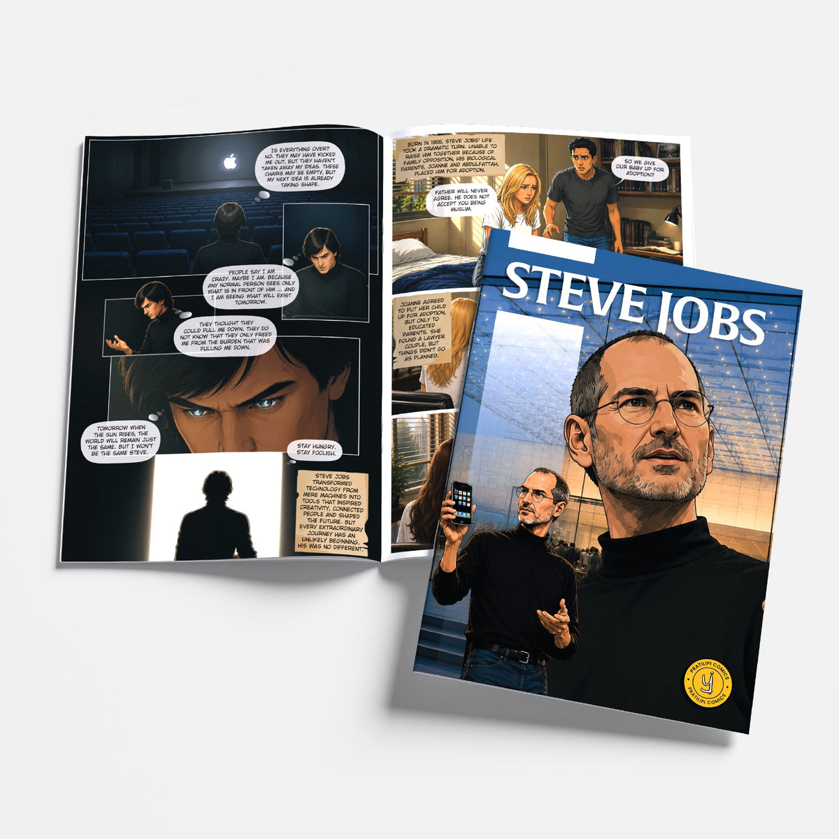 The Success Icons – Kids Business Leaders, Entrepreneur Biographies & Inspirational Comics | 15 Comics Set | English