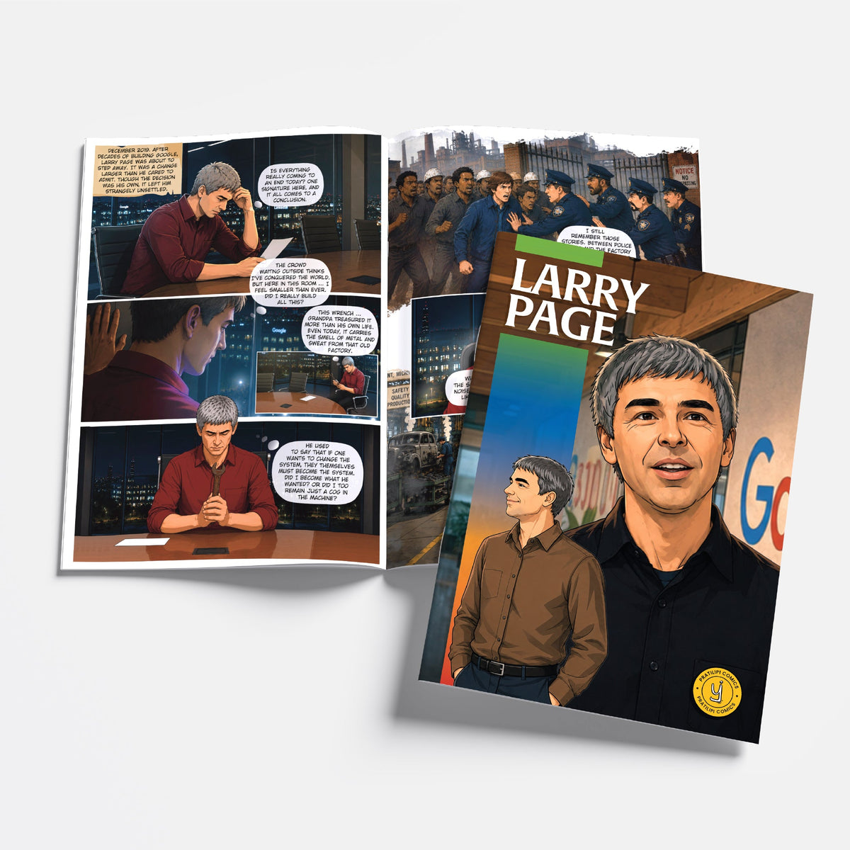 The Success Icons – Kids Business Leaders, Entrepreneur Biographies & Inspirational Comics | 15 Comics Set | English