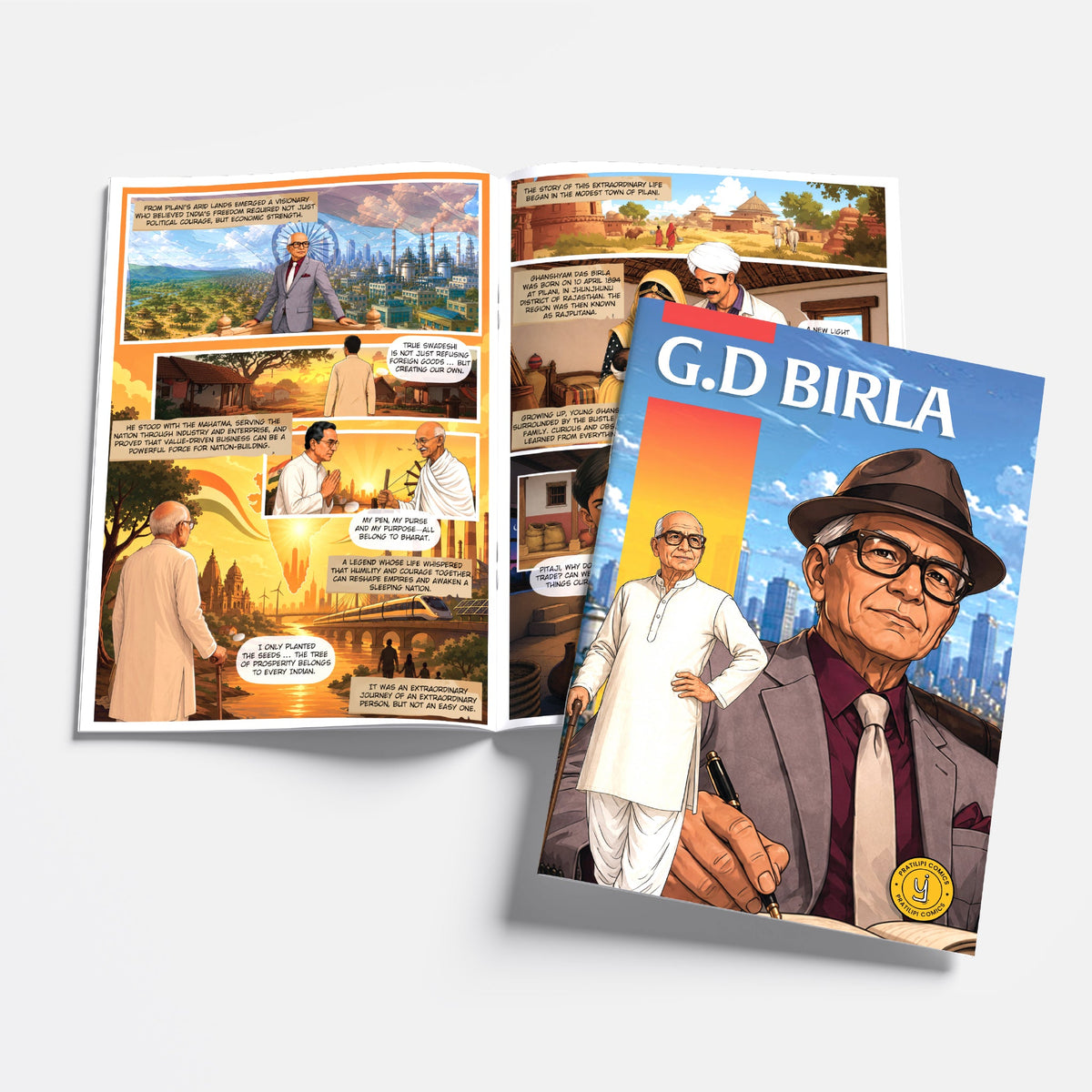 The Success Icons – Kids Business Leaders, Entrepreneur Biographies & Inspirational Comics | 15 Comics Set | English